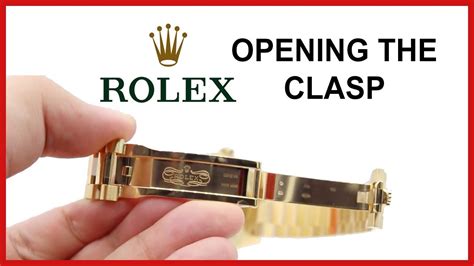 rolex bracelet disassembly|how to open a rolex bracelet.